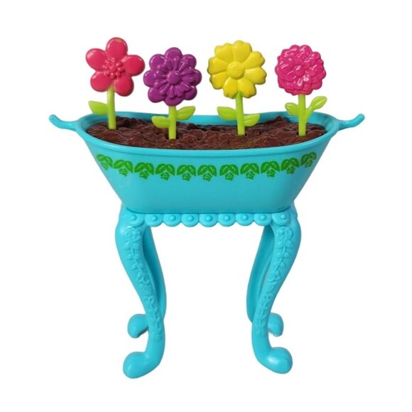 2/$15 Enchantimals Replacement Garden Magic Flower Pot Stand Flowers 4" Tall Toy - Picture 1 of 8